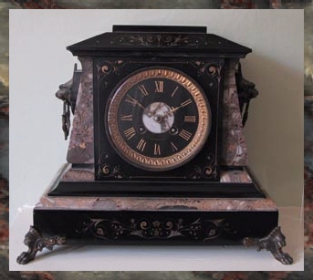 marble clock